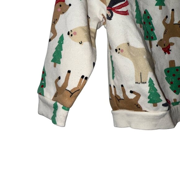 Old Navy Toddler Sweatshirt 18-24 M Holiday Animal Print - Picture 5 of 6
